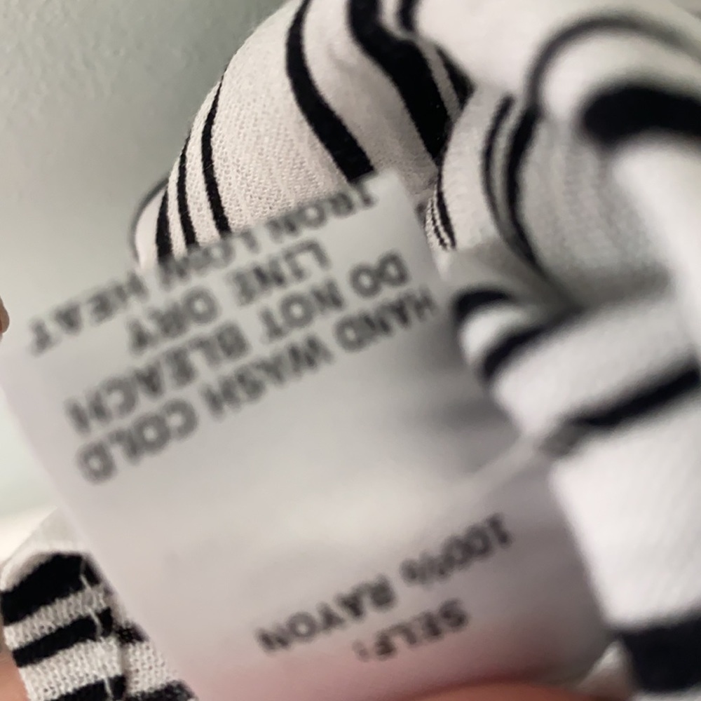 NWT ee:some black white stripe dress - Picture 6 of 6